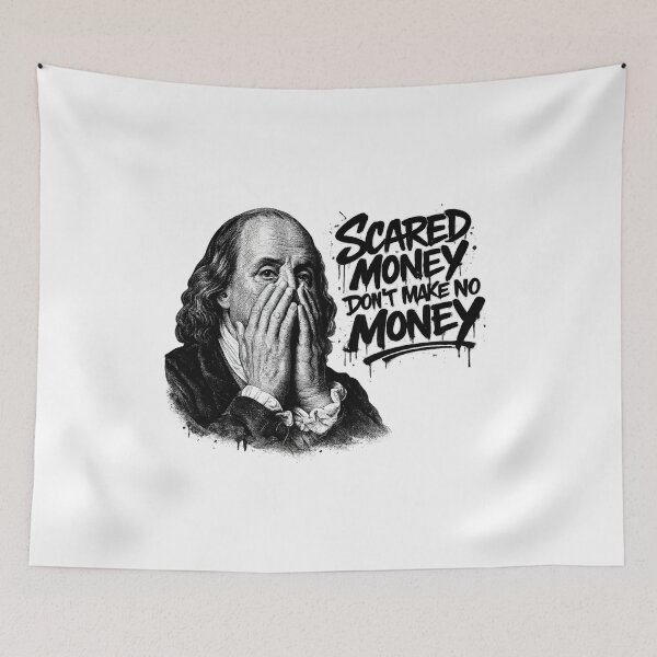 Item preview, Scared Money Don’t Make No Money designed and sold by foundingpapi.
