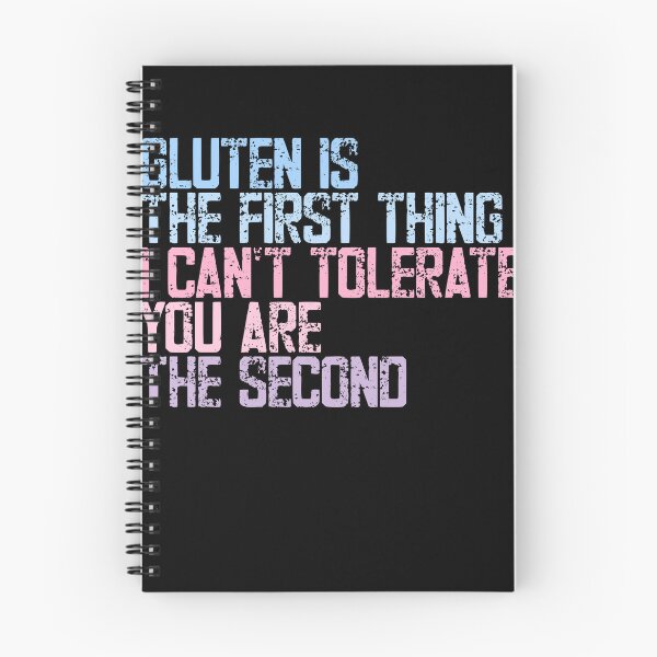 Item preview, Gluten Is The First Thing I Can't Tolerate You Are The Second Gluten Intolerance Sarcastic Humor Celiac Diet Funny Quote designed and sold by RetroMini2026.