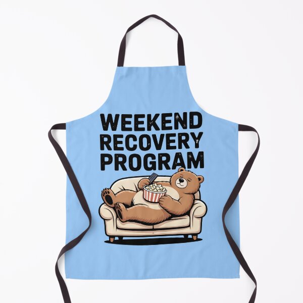 Item preview, Weekend Recovery Program Cozy Bear Couch Humor Shirt designed and sold by Raw Tigers.