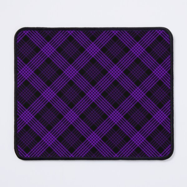Item preview, Diagonal Plaid Pattern (purple lines on black) designed and sold by JMParadis.