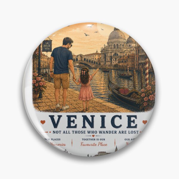 Item preview, Venice Father Daughter Duo Favourite Place Memories designed and sold by BagFactoryUK.