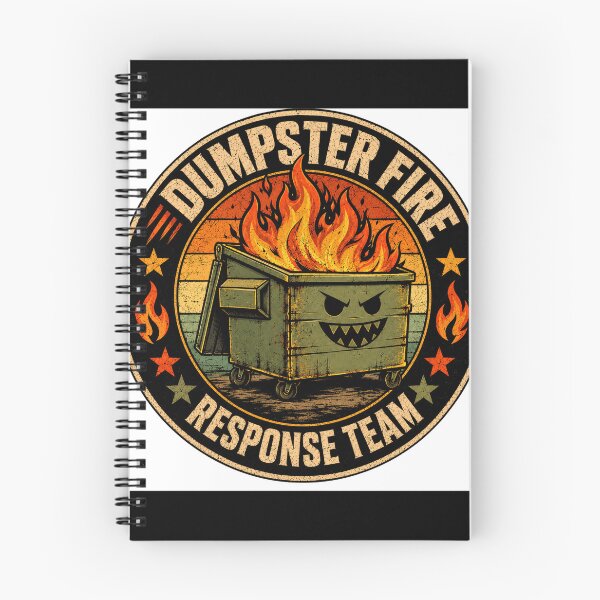Item preview, Dumpster Fire Response Team Chaos Humor Sarcasm Meme designed and sold by RetroMini2026.