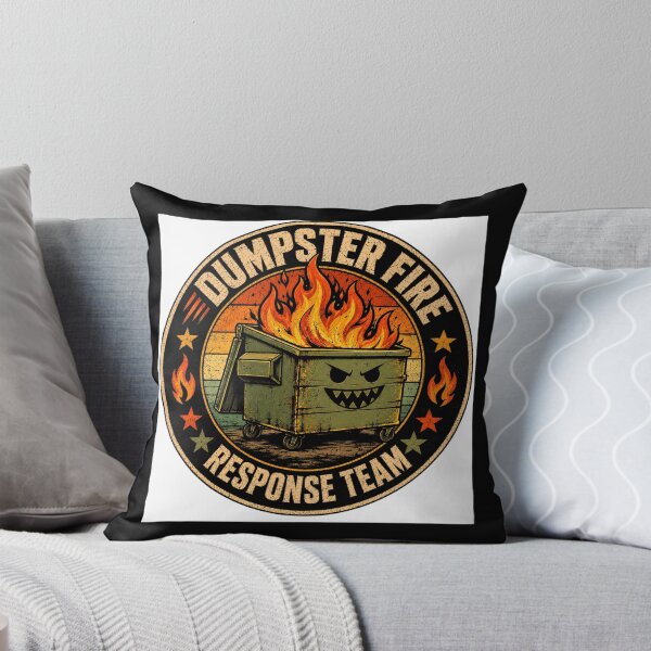 Item preview, Dumpster Fire Response Team Chaos Humor Sarcasm Meme designed and sold by RetroMini2026.