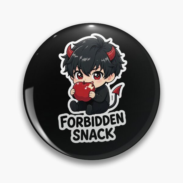 Item preview, Cute Devil Satan and Apple Chibi Design designed and sold by RebelSoulStd.