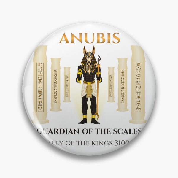 Item preview, Anubis Egyptian God · Guardian of the Scales · Valley of the Kings · Ancient Egypt · 3100 BC designed and sold by PharaohDArt.
