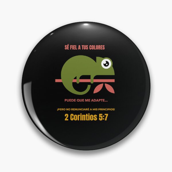 Item preview,  2 Corintios 5:7 | Caminar por Fe No por Vista | Diseño Cristiano de Camaleón designed and sold by kjson1.