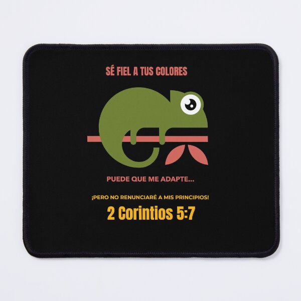 Item preview,  2 Corintios 5:7 | Caminar por Fe No por Vista | Diseño Cristiano de Camaleón designed and sold by kjson1.