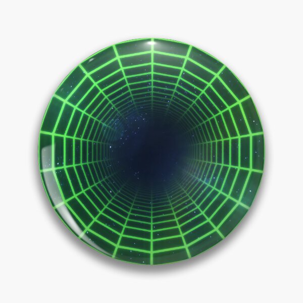 Item preview, Green Circular Wireframe Tunnel designed and sold by Electric Shock!! Design.