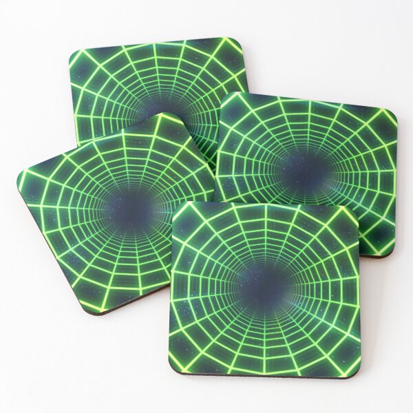 Item preview, Green Circular Wireframe Tunnel designed and sold by Electric Shock!! Design.