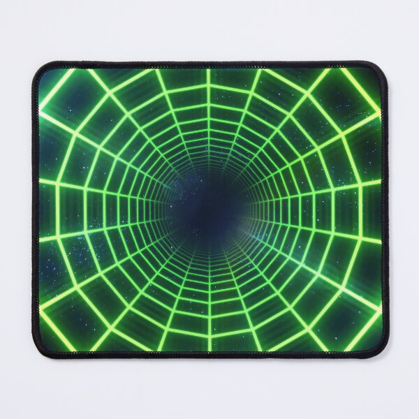 Item preview, Green Circular Wireframe Tunnel designed and sold by Electric Shock!! Design.