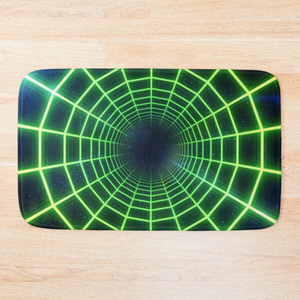 Item preview, Green Circular Wireframe Tunnel designed and sold by Electric Shock!! Design.