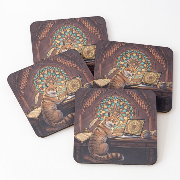 Item preview, I are programmer - cool hacker fox- Islamic mood and decoration represent wisdom designed and sold by The Velvet Vault.