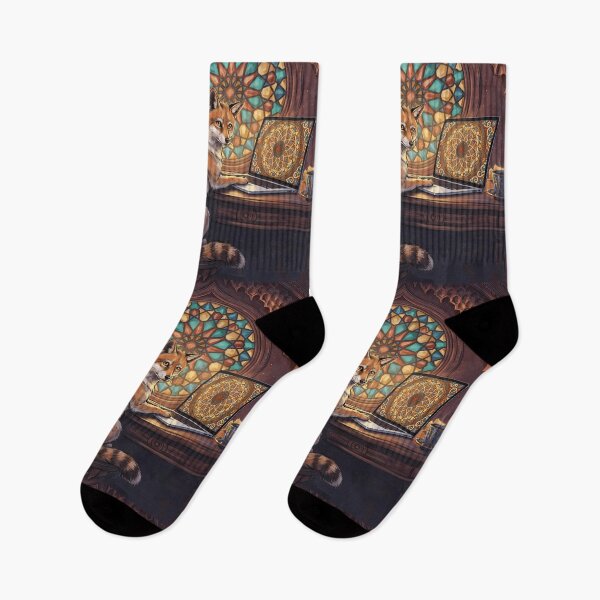 Item preview, I are programmer - cool hacker fox- Islamic mood and decoration represent wisdom designed and sold by The Velvet Vault.