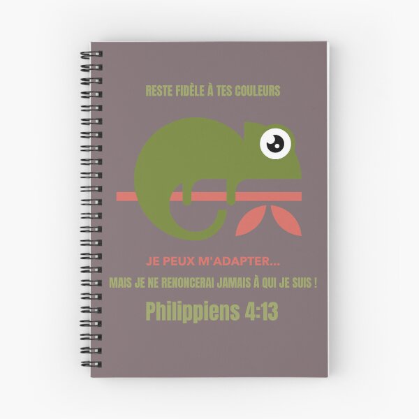 Item preview, Caméléon Chrétien | Philippiens 4:13  | Force en Christ et Foi Inébranlable  designed and sold by kjson1.