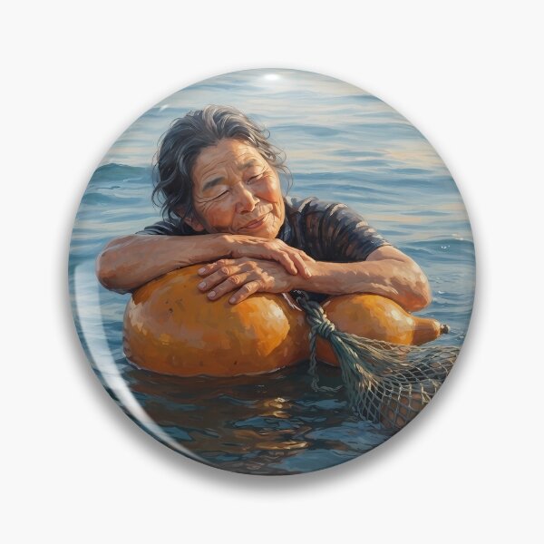 Item preview, Haenyeo: The Gentle Rest - Harmony with the Ocean designed and sold by SOOstudio73.