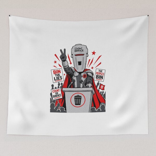 Item preview, Count Binface Rising designed and sold by maniacdesignz11.