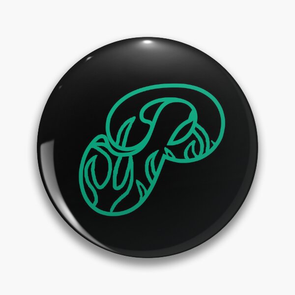 Item preview, Groovy Retro Teal Fiery Letter P Monogram designed and sold by CamilasPrints.