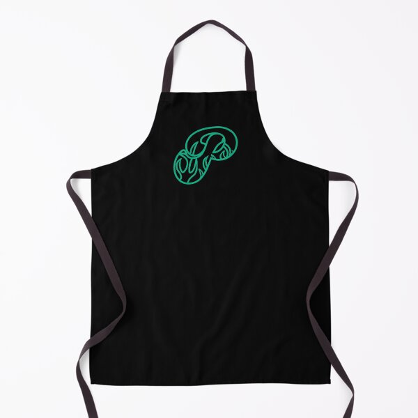 Item preview, Groovy Retro Teal Fiery Letter P Monogram designed and sold by CamilasPrints.