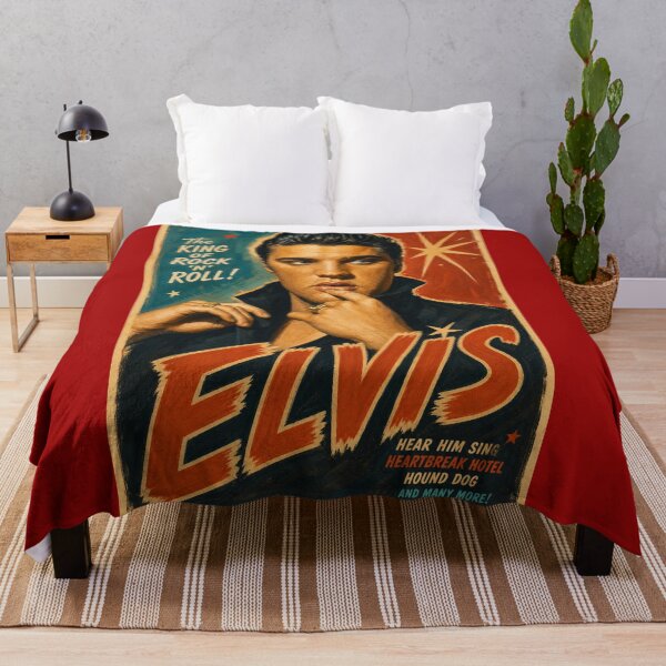 Item preview, Elvis Presley Vintage Concert Poster - The King of Rock 'N' Roll designed and sold by ElvisVintagePosters.