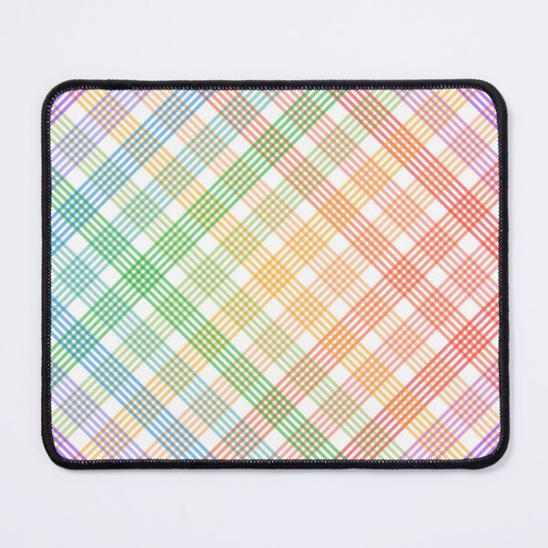 Item preview, Diagonal Plaid Pattern (multicolor lines on white 1) designed and sold by JMParadis.