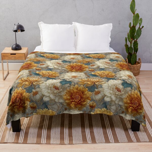 Item preview, Exotic Dahlias Texture - Flower Bouquet Pattern - Christmas Gifts For Husband designed and sold by RoyalStarsPatts.