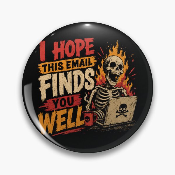 Item preview, I Hope This Email Finds You Well Office Work Humor Email Stress Burnout Professional designed and sold by RetroMini2026.