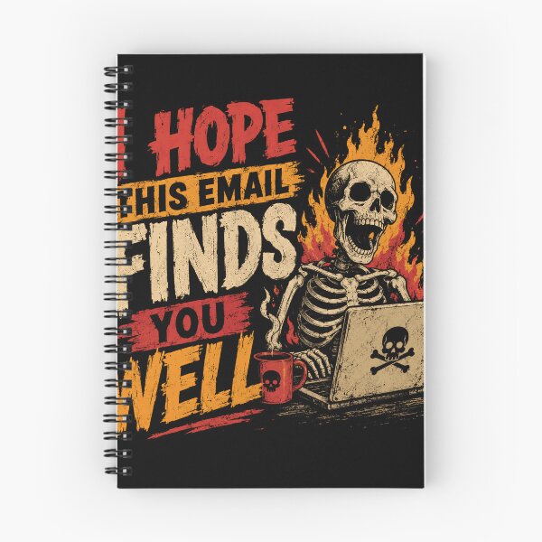 Item preview, I Hope This Email Finds You Well Office Work Humor Email Stress Burnout Professional designed and sold by RetroMini2026.