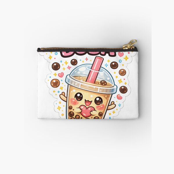 Item preview, Powered By Boba Tea Sticker designed and sold by DadStickerStore.