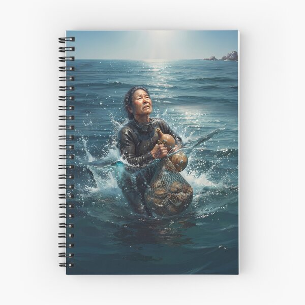 Item preview, Haenyeo: The Sea Warrior - Raw Strength and Resilience designed and sold by SOOstudio73.