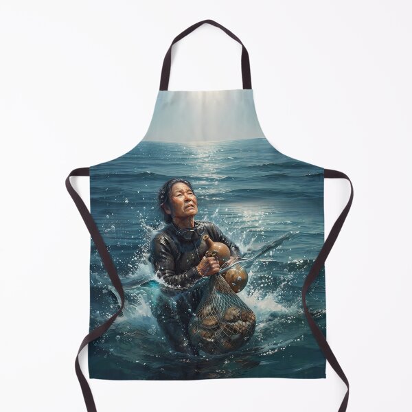 Item preview, Haenyeo: The Sea Warrior - Raw Strength and Resilience designed and sold by SOOstudio73.