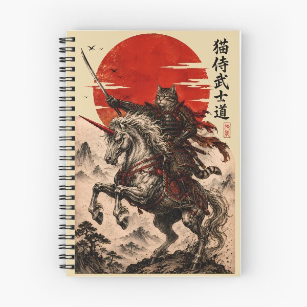 Item preview,  Samurai cat riding an Unicorn designed and sold by TheSamuraiCat.