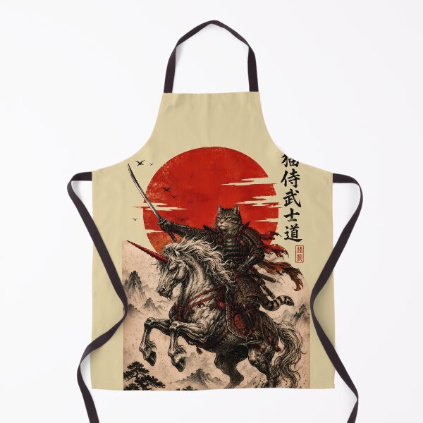 Item preview, Samurai cat riding an Unicorn designed and sold by TheSamuraiCat.