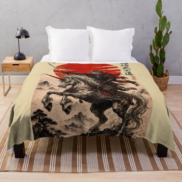 Item preview, Samurai cat riding an Unicorn designed and sold by TheSamuraiCat.