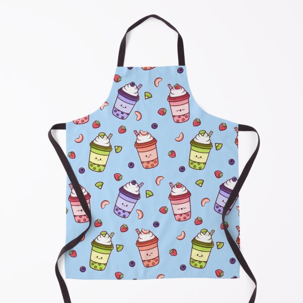 Item preview, Kawaii Bubble Tea Delight – Cute Boba Seamless Pattern designed and sold by Magsu.art.