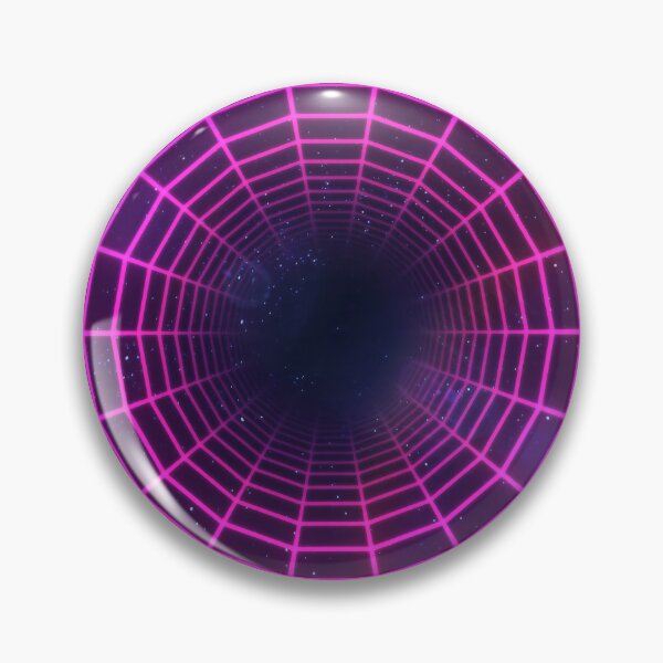 Item preview, Magenta Circular Wireframe Tunnel designed and sold by Electric Shock!! Design.