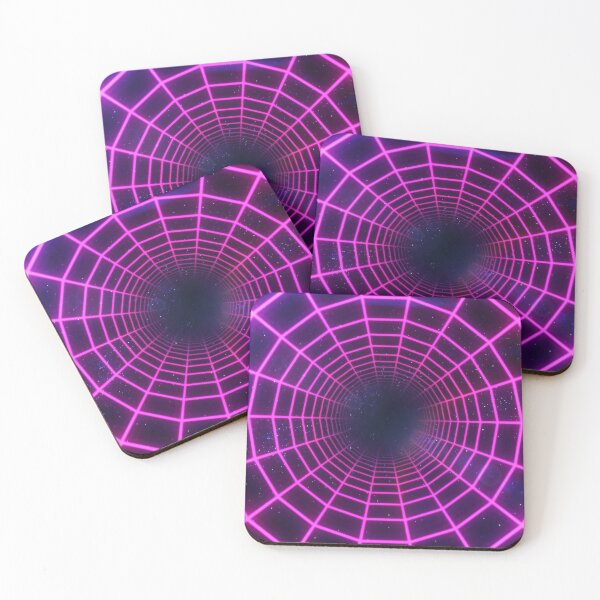 Item preview, Magenta Circular Wireframe Tunnel designed and sold by Electric Shock!! Design.