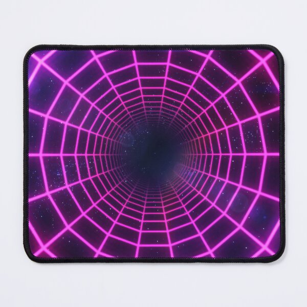 Item preview, Magenta Circular Wireframe Tunnel designed and sold by Electric Shock!! Design.