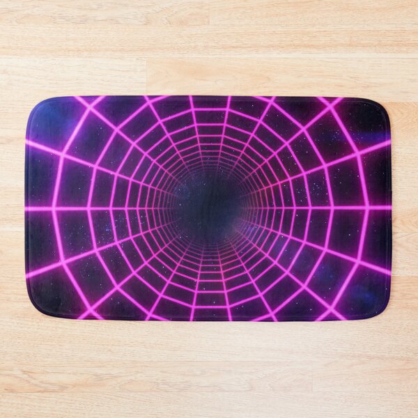 Item preview, Magenta Circular Wireframe Tunnel designed and sold by Electric Shock!! Design.