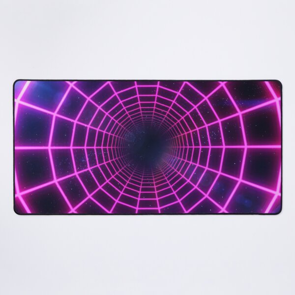 Item preview, Magenta Circular Wireframe Tunnel designed and sold by Electric Shock!! Design.