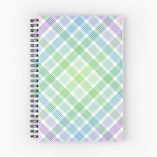 Item preview, Diagonal Plaid Pattern (multicolor lines on white 2) designed and sold by JMParadis.