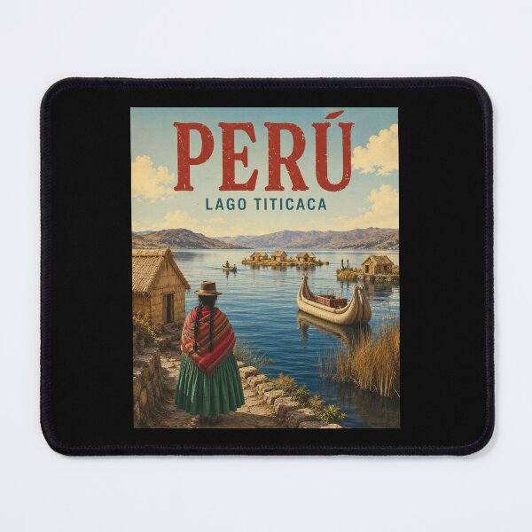 Item preview, Peru Lake Titicaca Travel Poster designed and sold by Tienda-Vane.