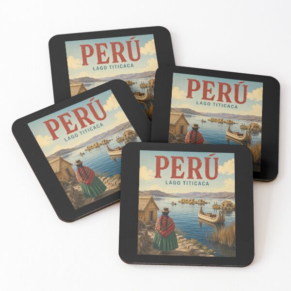 Item preview, Peru Lake Titicaca Travel Poster  designed and sold by Tienda-Vane.