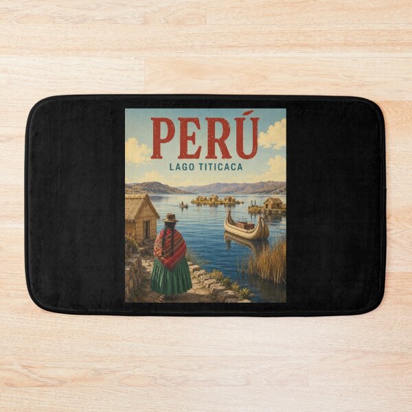 Item preview, Peru Lake Titicaca Travel Poster  designed and sold by Tienda-Vane.