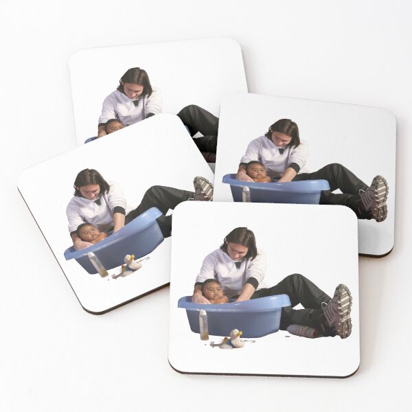Item preview, Lionel Messi Bathing Baby Lamine Yamal Viral Meme designed and sold by PrintondemArt.