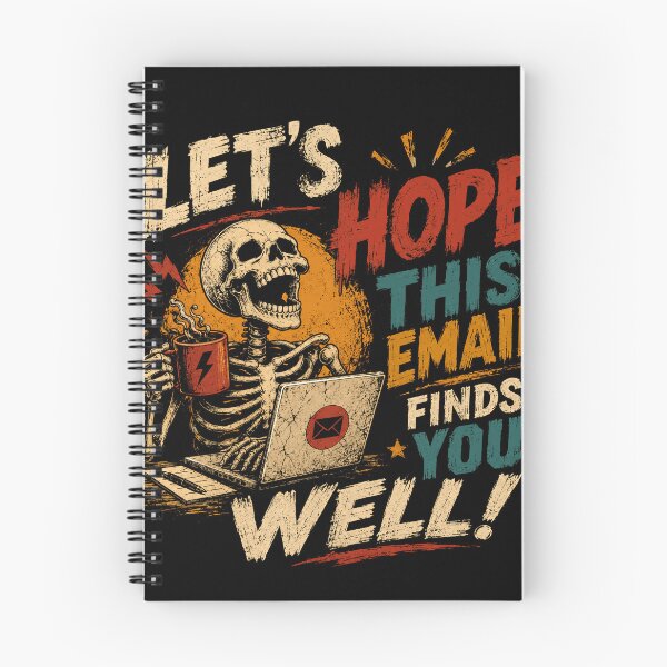 Item preview, Let's Hope This Email Finds You Well! Funny Office Worker Email Humor Remote Work Burnout designed and sold by RetroMini2026.
