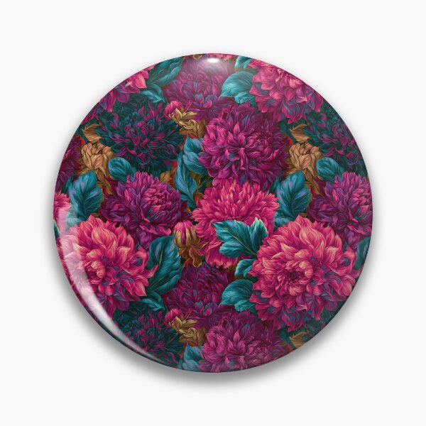 Item preview, Delicate Dahlias Flower - Tropical Flower Pattern  - Christmas Gifts For Mom designed and sold by RoyalStarsPatts.