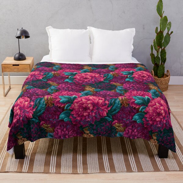 Item preview, Delicate Dahlias Flower - Tropical Flower Pattern - Christmas Gifts For Mom designed and sold by RoyalStarsPatts.