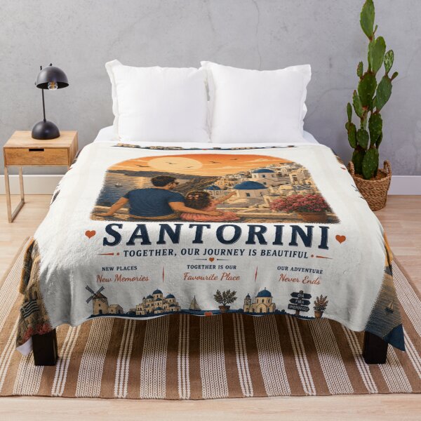 Item preview, Santorini Father Daughter Duo Our Journey Is Beautiful designed and sold by BagFactoryUK.