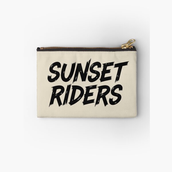 Item preview, Beach Riders Summer Sunset Brush Typography designed and sold by DigitalArtx-com.