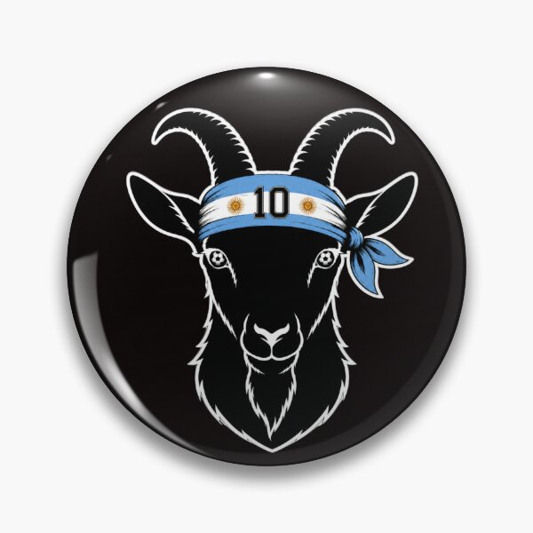 Item preview, Argentina GOAT | Football Goat Head | Soccer Legend Inspired Graphic | Vintage Sports Art | Number 10 Bandana Design designed and sold by Ginastle26.